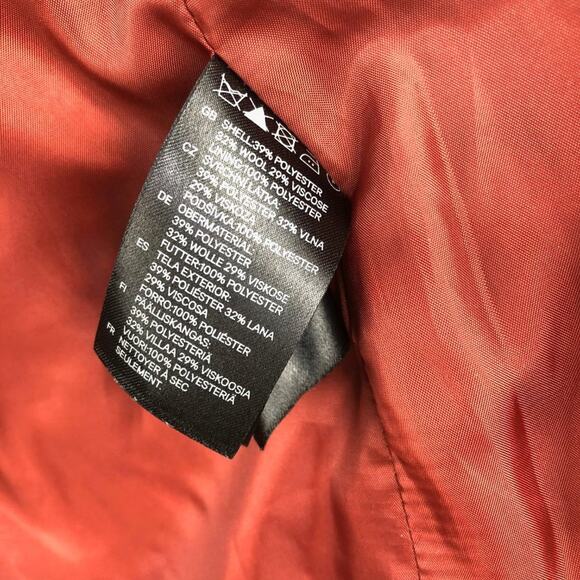 Denise Hajjar Boston Bright Orange V-Neck Blazer - Picture 6 of 14